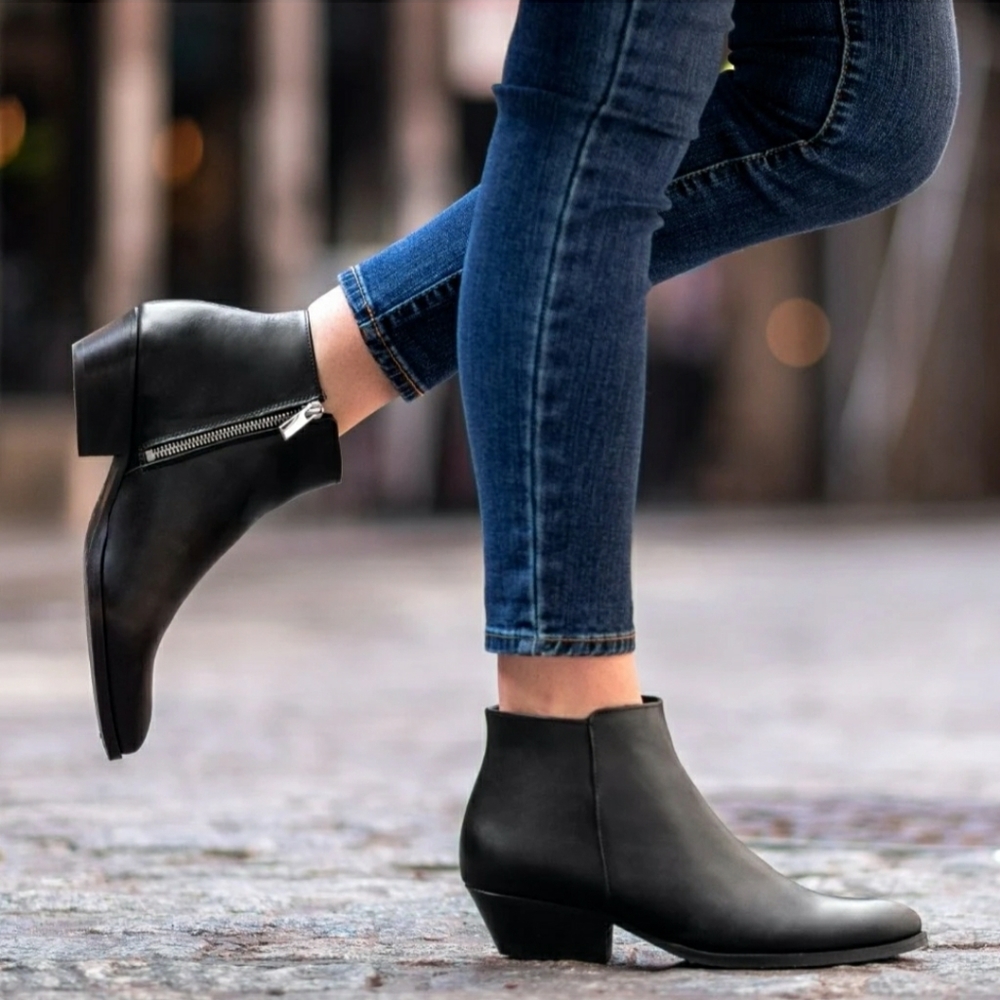 Sam Edelman Petty Rain ankle boots with zi…